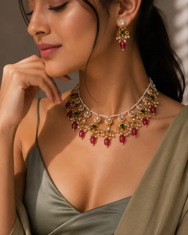 Gulnaar_Pearl_Blossom_Choker_Set