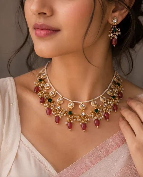 Gulnaar_Pearl_Blossom_Choker_Set