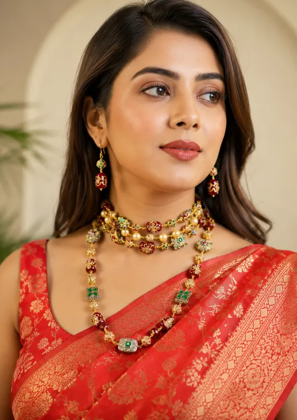 Gulnaar_Quartz_Heritage_Necklace_&_Earrings_Set