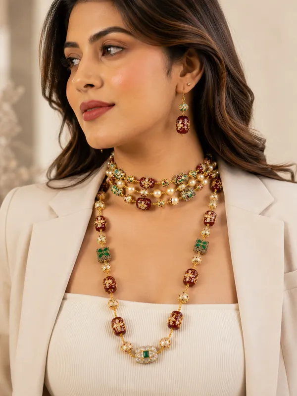 Gulnaar_Quartz_Heritage_Necklace_&_Earrings_Set