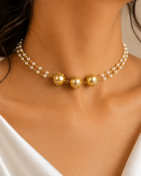 Aarohi_Pearl_&_Gold_Choker