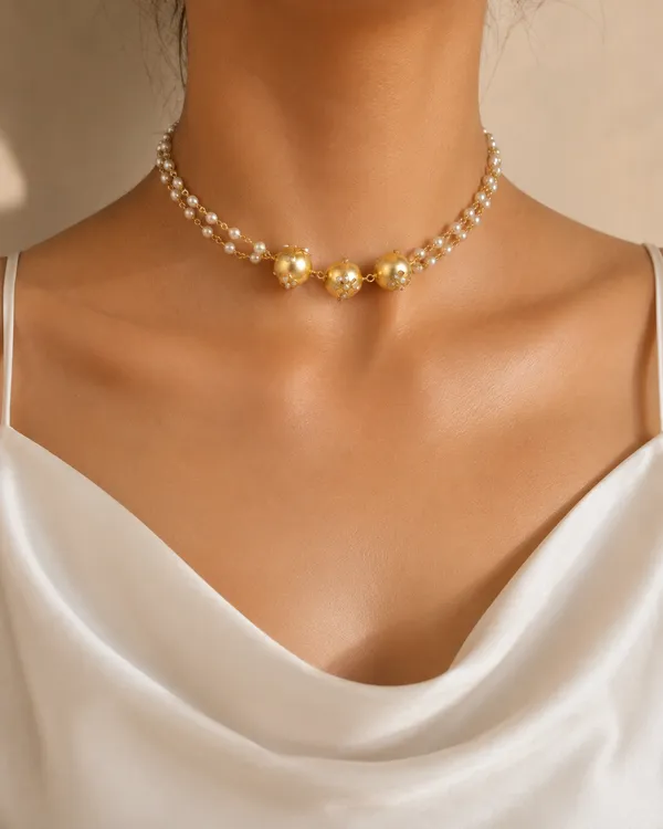 Aarohi_Pearl_&_Gold_Choker