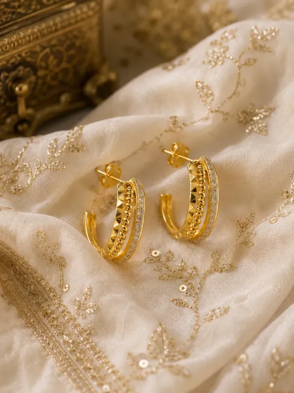 Noor_Crystal_triple_Hoop_18kt_Gold_Plated_Earrings