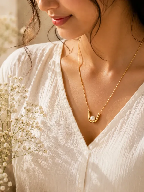 Aarohi_Pearl_Arc_18kt_Gold_Plated_Pendant_Necklace