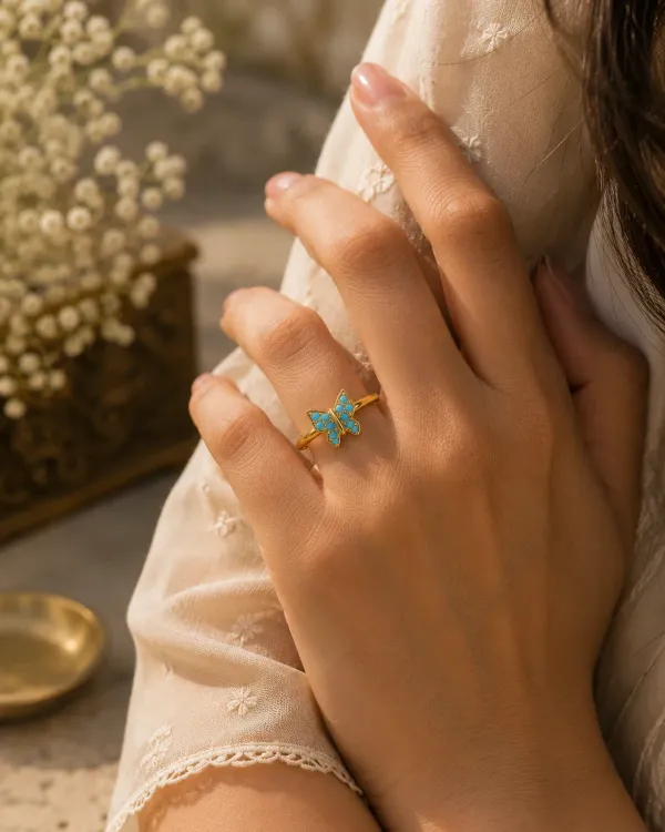 Azure_Flutter_18kt_Gold_Plated_Ring