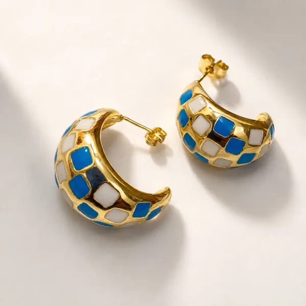 Noor_Mosaic_Crescent_Hoop_18kt_Gold_Plated_Earrings