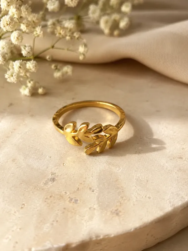 Olive_Vine_18kt_Gold_Plated_Ring