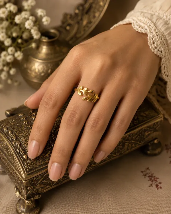 Olive_Vine_18kt_Gold_Plated_Ring