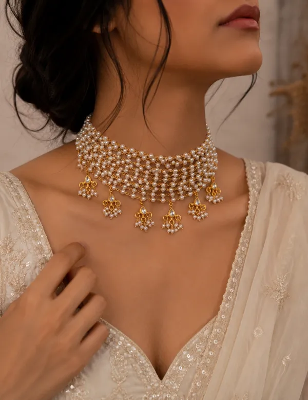 Noor_Pearl_Blossom_Choker_Necklace