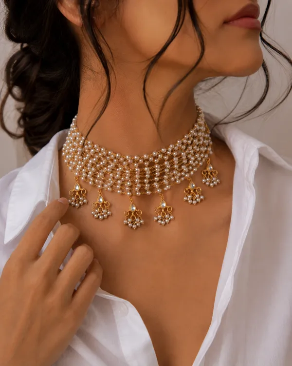 Noor_Pearl_Blossom_Choker_Necklace