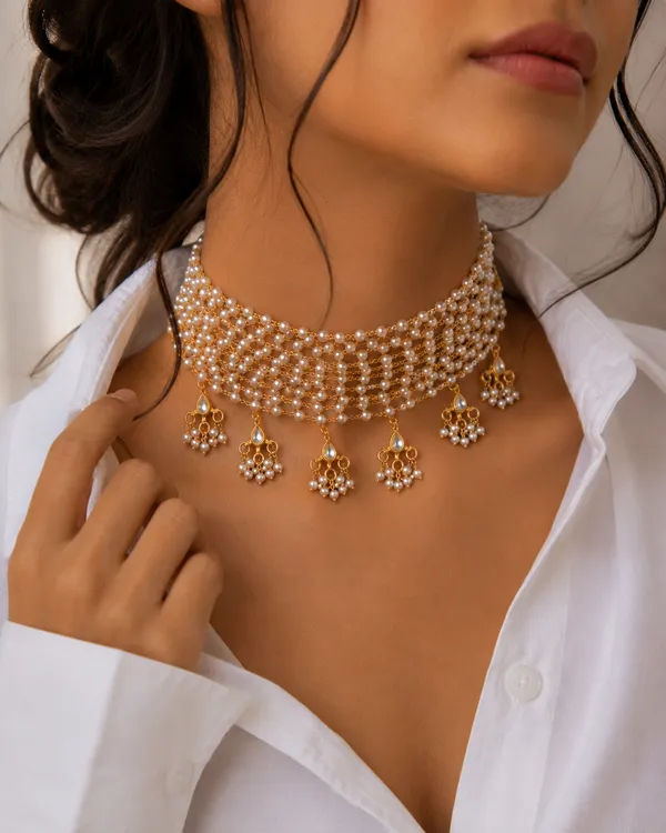 Noor_Pearl_Blossom_Choker_Necklace