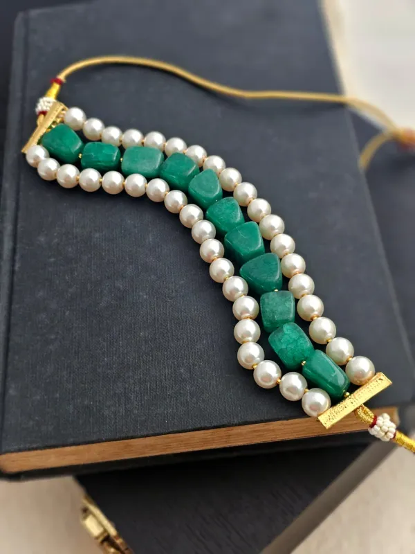 Emerald_Pearl_Choker_Set