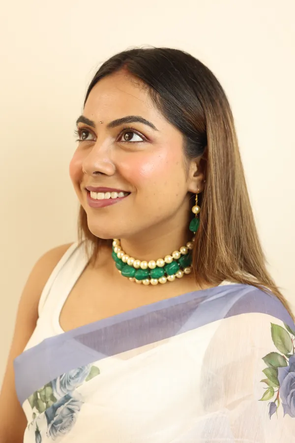 Emerald_Pearl_Choker_Set