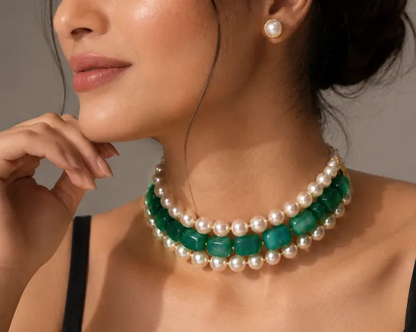 Emerald_Pearl_Choker_Set