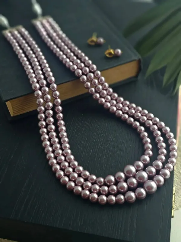 Gulnaar_purple_Lavender_Pearl_Necklace_For_Women