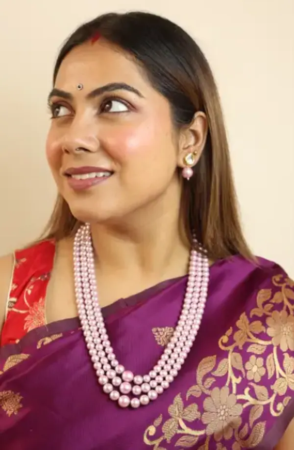 Gulnaar_purple_Lavender_Pearl_Necklace_For_Women