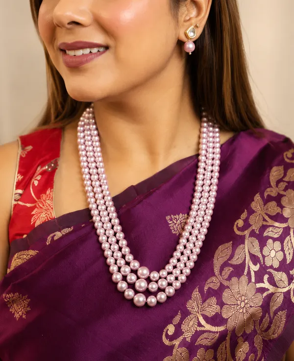 Gulnaar_purple_Lavender_Pearl_Necklace_For_Women