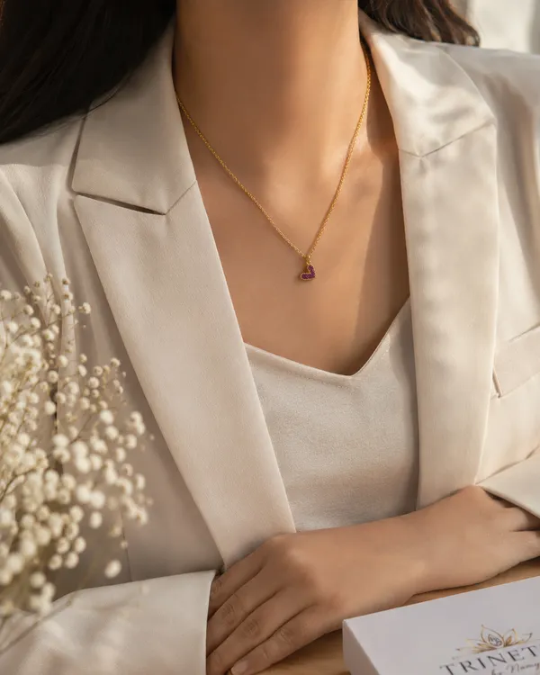 Aafreen_Ruby_Heart_18kt_Gold_Plated_Pendant_Necklace
