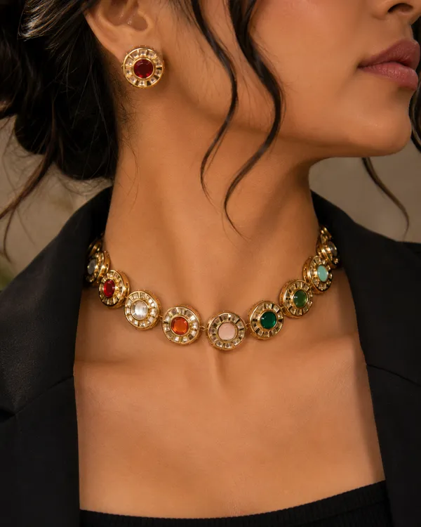 Navratna_Pastel_Choker_Set