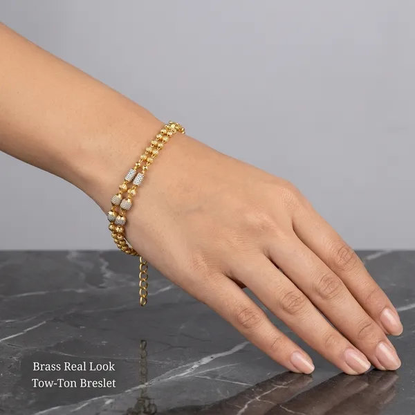 Daily_Wear_Two_Tone_Bracelet_|_Gold_Plated
