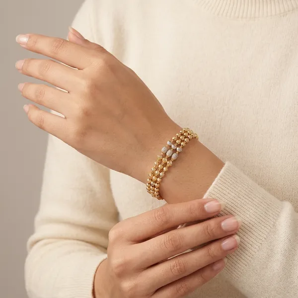 Daily_Wear_2_Tone_Bracelet_|_Gold_Plated