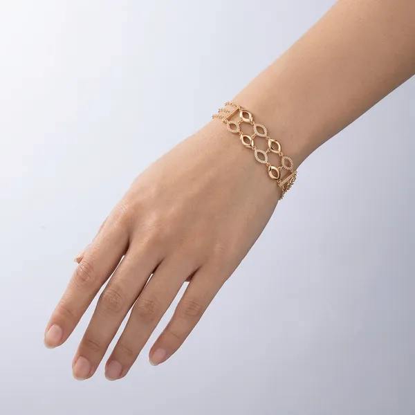 Noir_Teardrop_Luxe_Bracelet_|_Rose_Gold_Plated