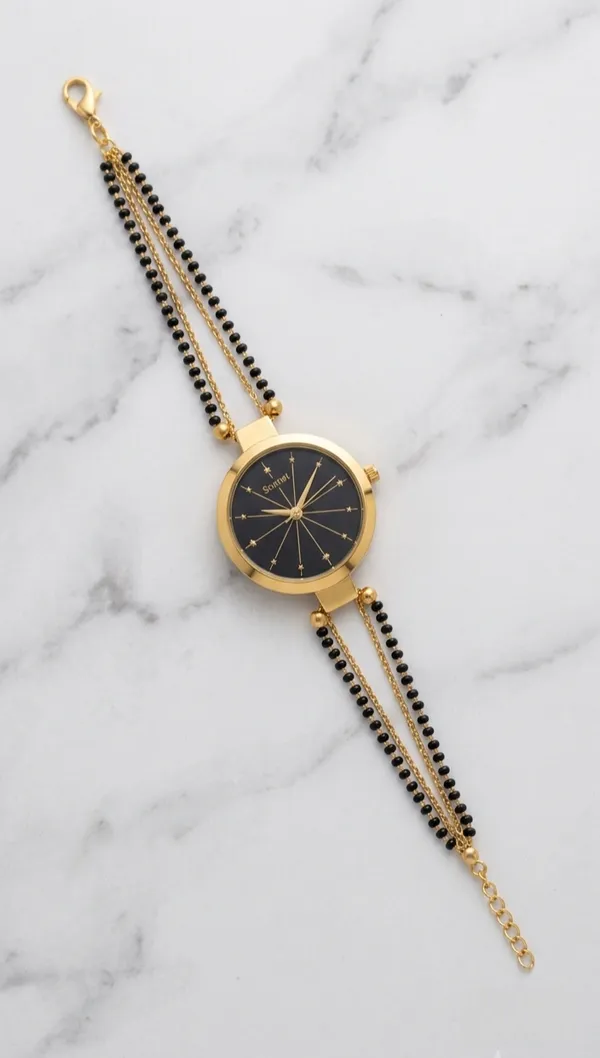 Divine_Gold_Mangalsutra_Watch_Gold_Plated