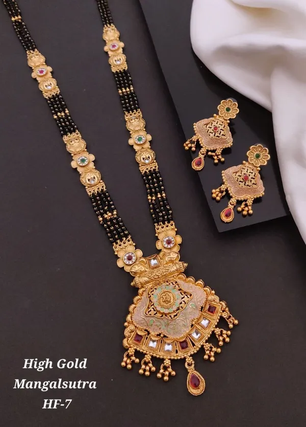 High_Gold_Pleated_Mangalsutra_|_Women_