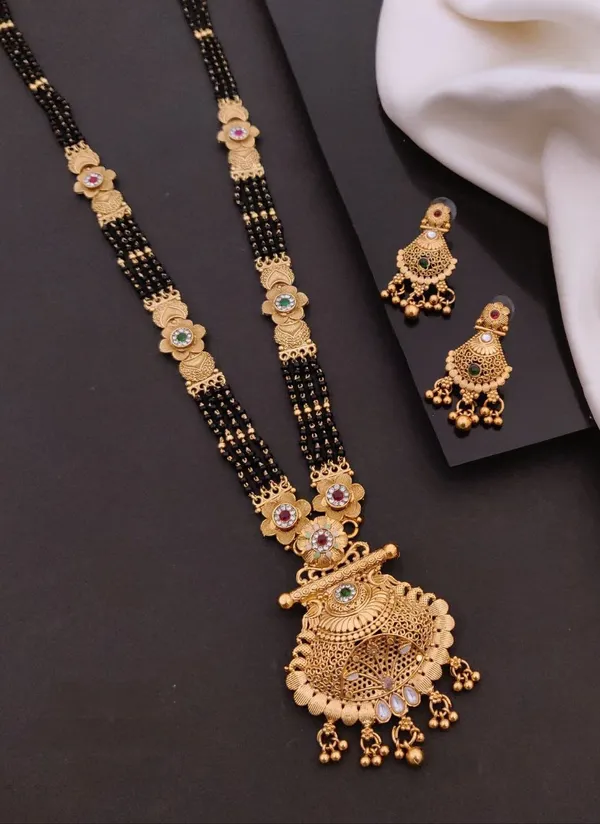 High_Gold_Pleated_Mangalsutra_✨️_