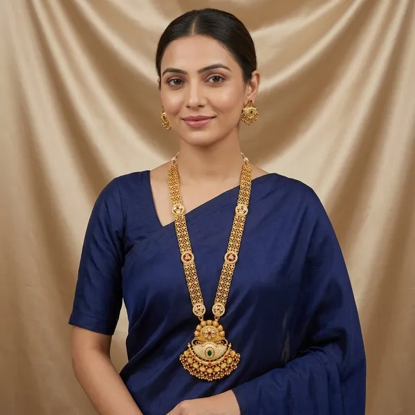 High_Gold_Plated_Chandan_Haar_Log_Set