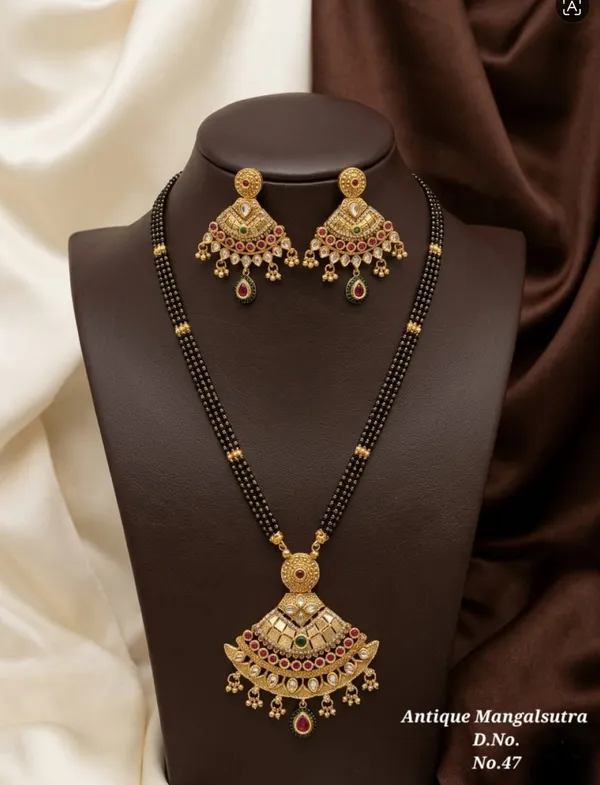 Rajwadi_High_Gold_Plated_Mangalsutra