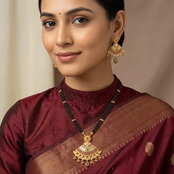 Rajwadi_High_Gold_Plated_Mangalsutra