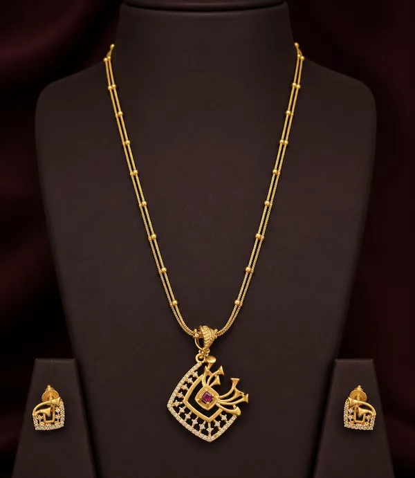 Premium_Quality_Pendal_Set_with_earrings_