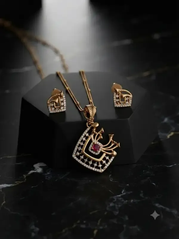 Premium_Quality_Pendal_Set_with_earrings_
