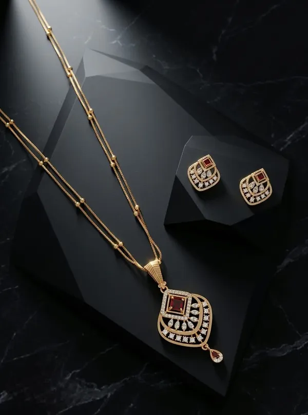 Premium_Quality_A.D_Dimond_Pendal_Set_