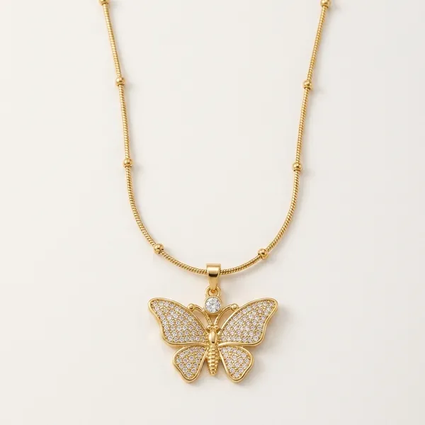 Gold_Plated_And_Steel_Necklace_Set_For_Women