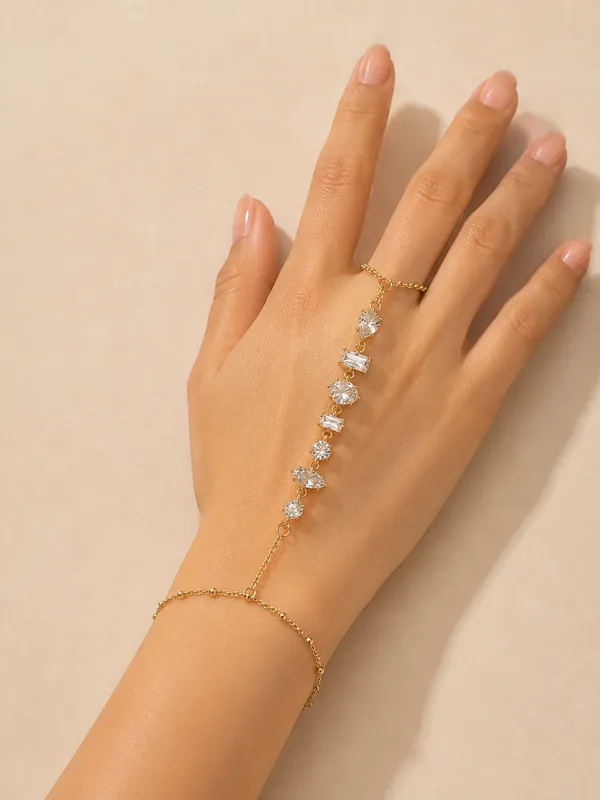 Crystal_Drop_Hand_Harness_Bracelet_(Gold_Finish)