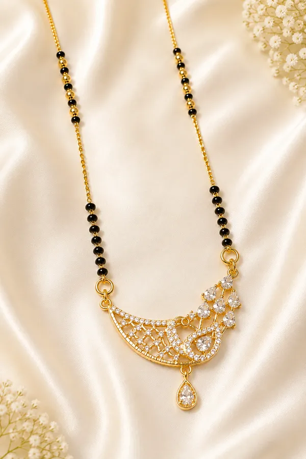 Aakrati_Jewels_Peacock_Charm_Black_Beads_Mangalsutra_Necklace_(Gold_Plated_|_Stainless_Steel_|_Anti-Tarnish)