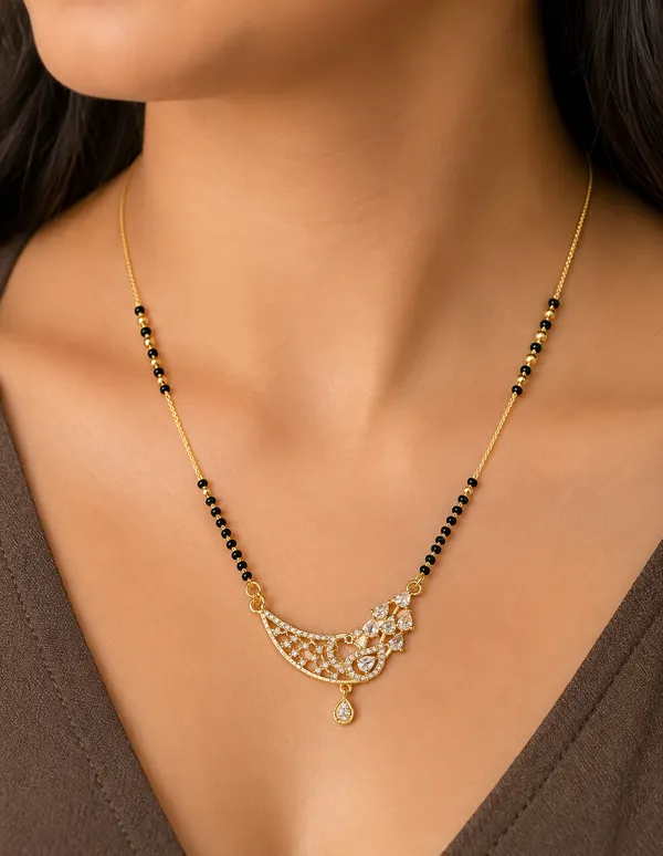 Aakrati_Jewels_Peacock_Charm_Black_Beads_Mangalsutra_Necklace_(Gold_Plated_|_Stainless_Steel_|_Anti-Tarnish)