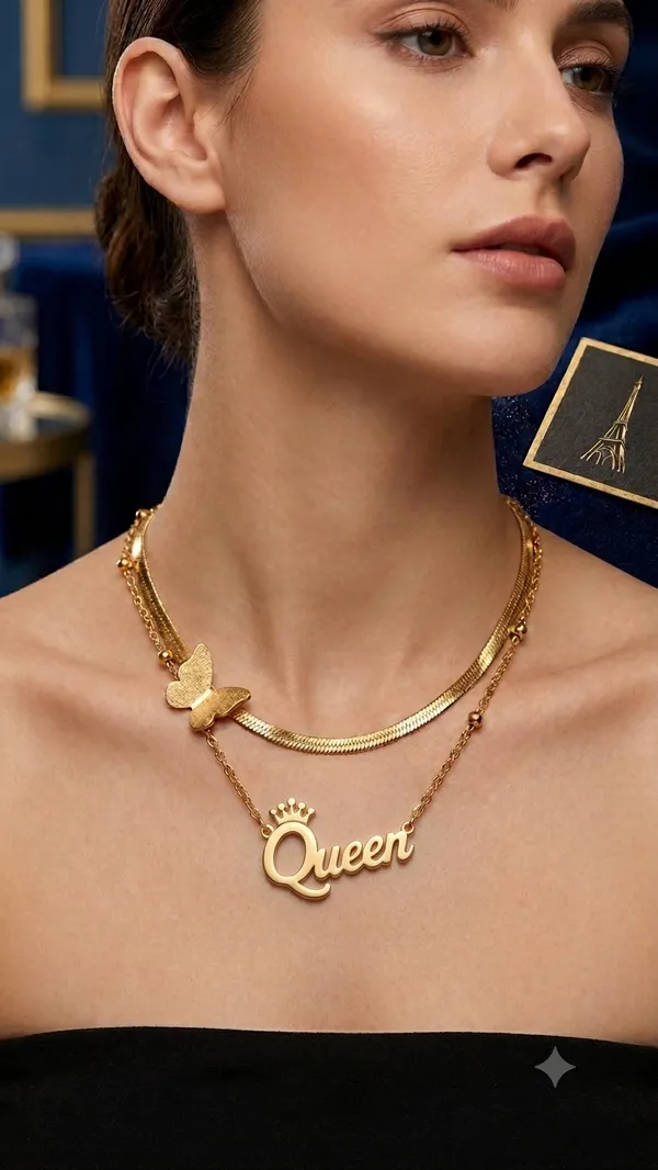 Aakrati_Jewels_demi-fine_queen_charm_layered_snake_chain_necklace