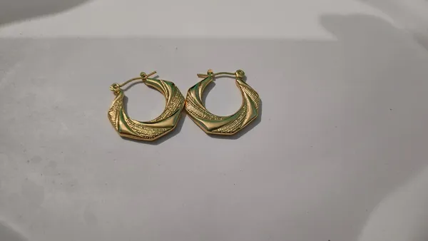 Aakrati_Jewels_Gold-Plated_Textured_Geometric_Hoop_Earrings_for_Women_&_Girls_|_Designer_Statement_Earrings
