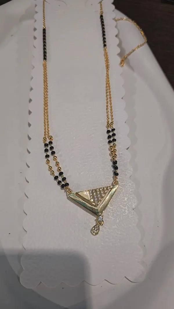 Gold_Finish_CZ_V-Shape_Designer_Mangalsutra_Necklace