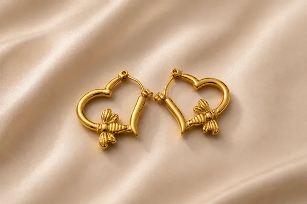 Aakrati_Jewels_Gold-Plated_Heart_Hoop_Earrings_with_Dragonfly_Design_for_Women_&_Girls_|_Trendy_Statement_Earrings