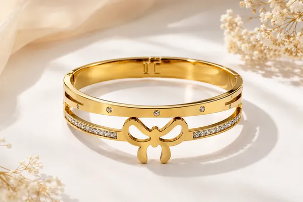 Gold_Plated_Butterfly_Charm_Stainless_Steel_Bracelet