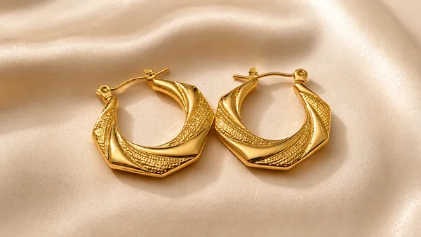 Aakrati_Jewels_Gold-Plated_Textured_Hoop_Earrings_for_Women_&_Girls_|_Trendy_Statement_Hoops