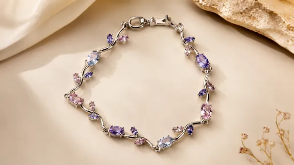 Tulip_Crystal_Vine_Bracelet_�_Silver_Plated