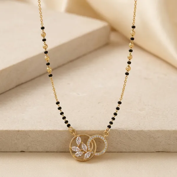 Gold_Plated_And_Steel_Necklace_For_Women