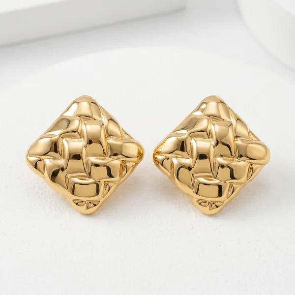 Gold_Plated_And_Steel_Clip-On_Earrings_For_Women