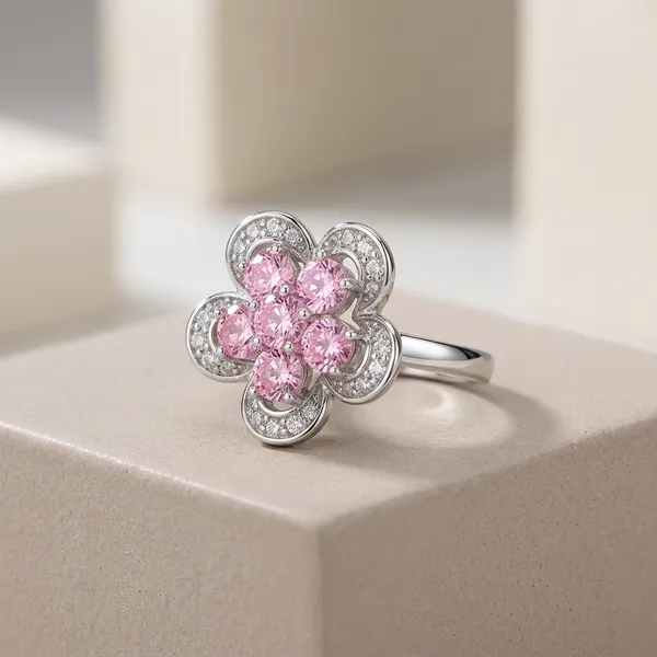 Silver_Plated_And_Steel_Cocktail_Ring_For_Women