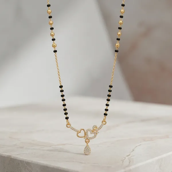 Gold_Plated_And_Steel_Necklace_For_Women